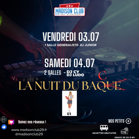 Ce week-end au Madison