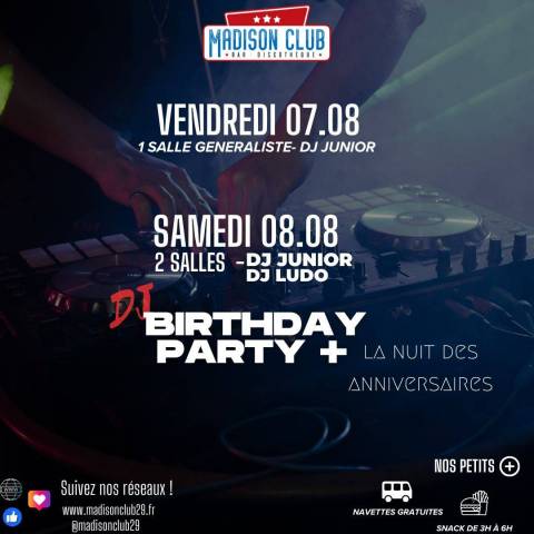 Ce week-end au Madison