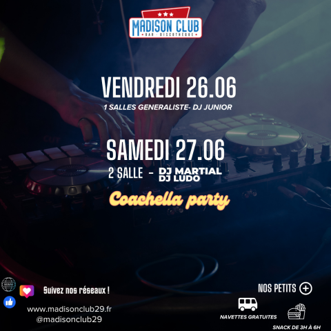 Ce week-end au Madison