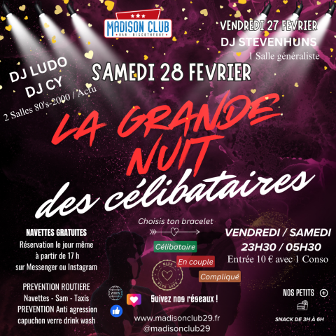 Ce week-end au Madison