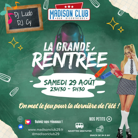 Ce week-end au Madison