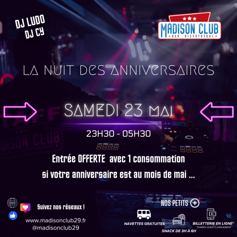 Ce week-end au Madison